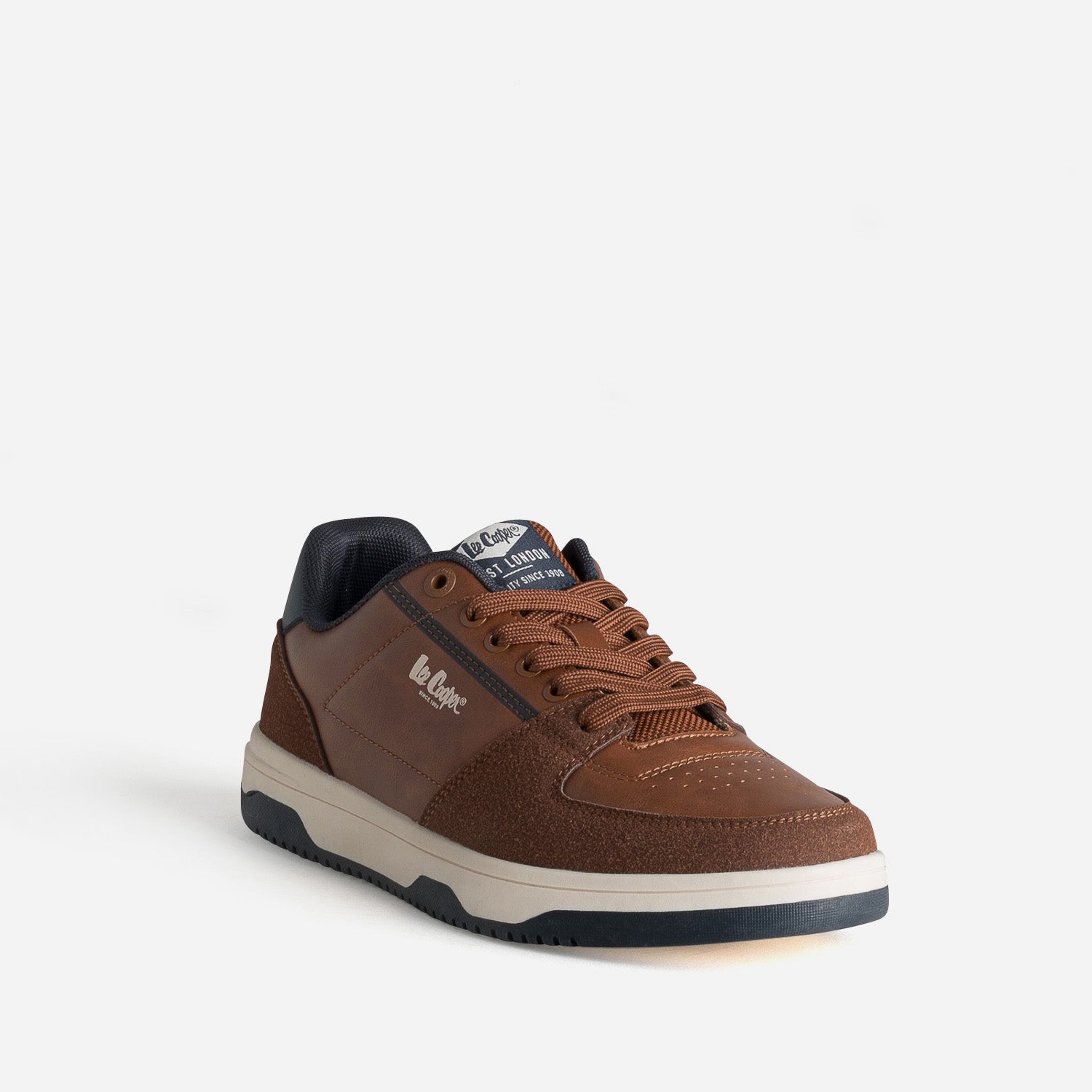 Tennis LEE COOPER cognac et marine