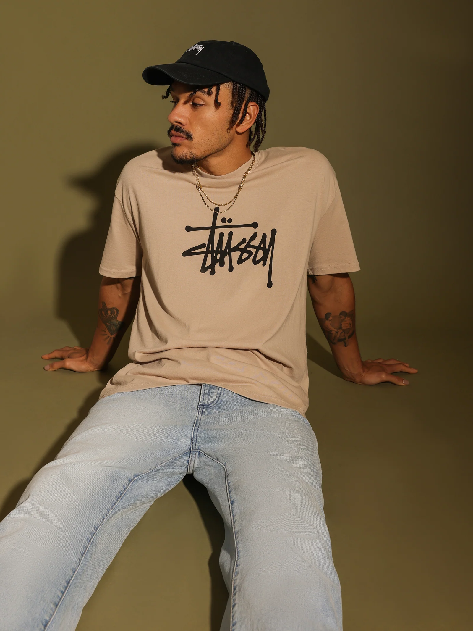 Solid Graffitti Short Sleeve T-Shirt