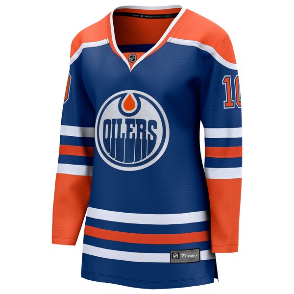 Trent Frederic Edmonton Oilers  Women's Home Breakaway Jersey - Royal