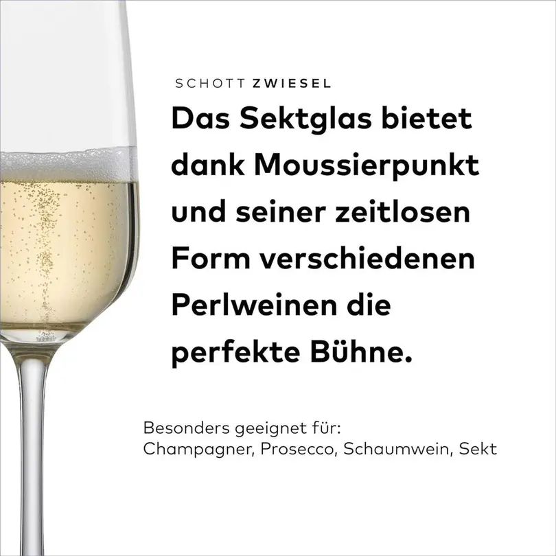 Sektglas 4er-Set Tulip