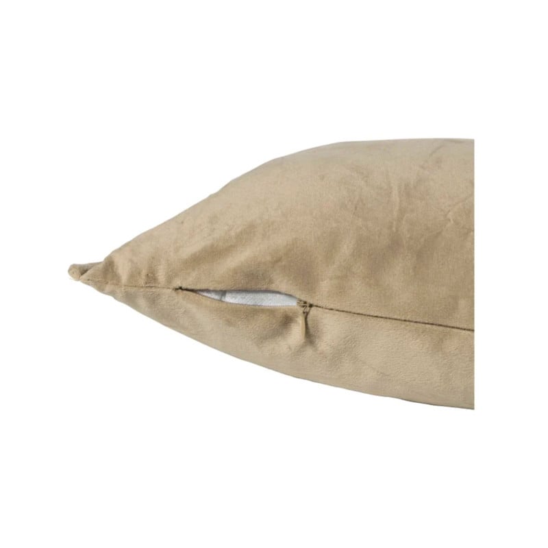 Kussen velvet - bruin - 30x50 cm