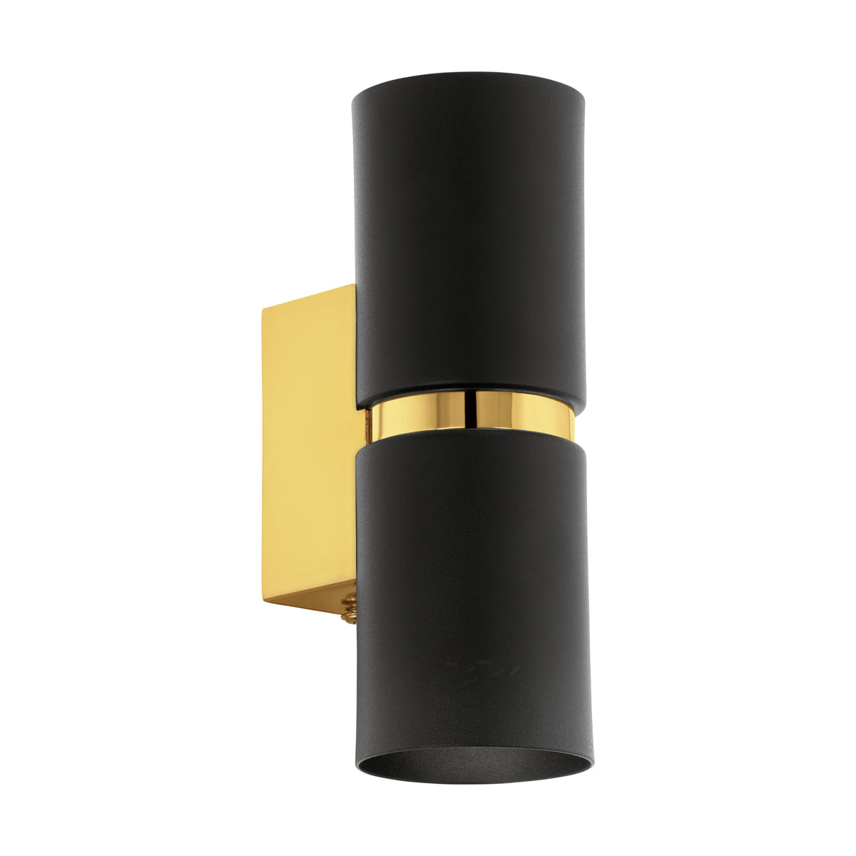 EGLO wandlamp Passa - 2 lichts - zwart, goud