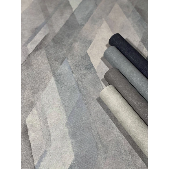 Vliestapete »Shades«, Raute, Grafisch, blau/weiß