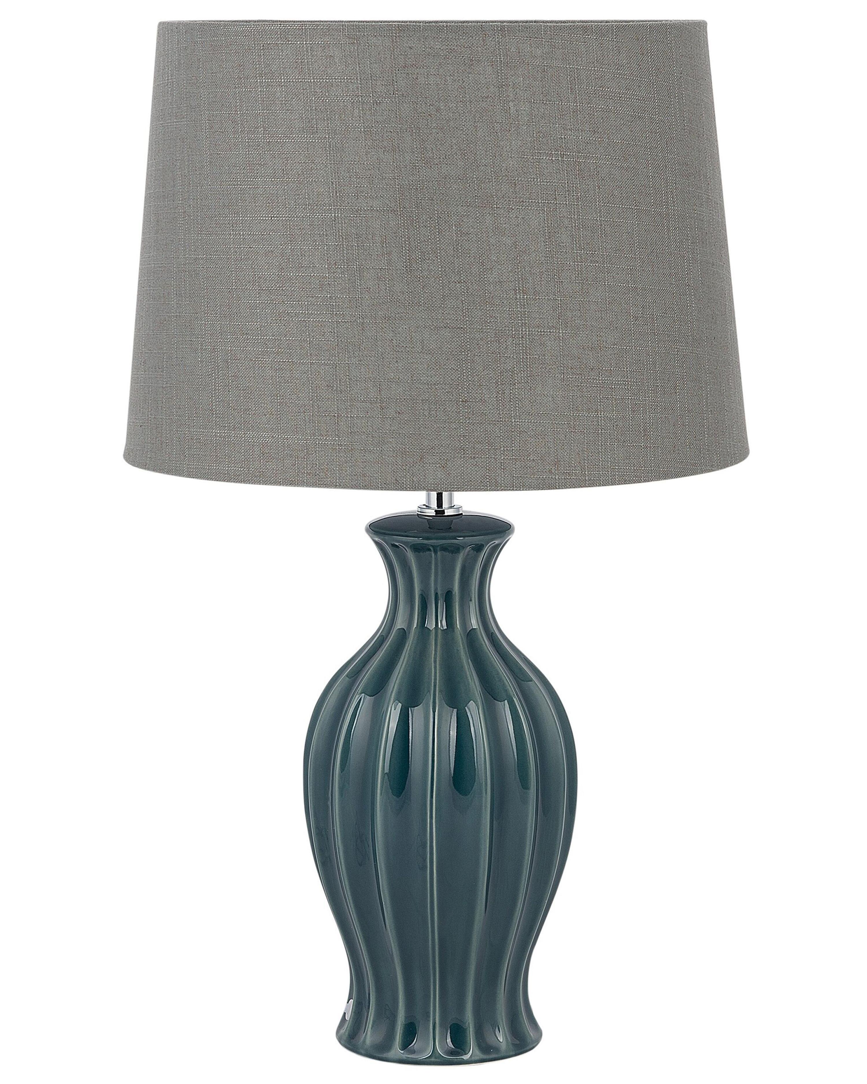 Table Lamp SAMINA Ceramic Green