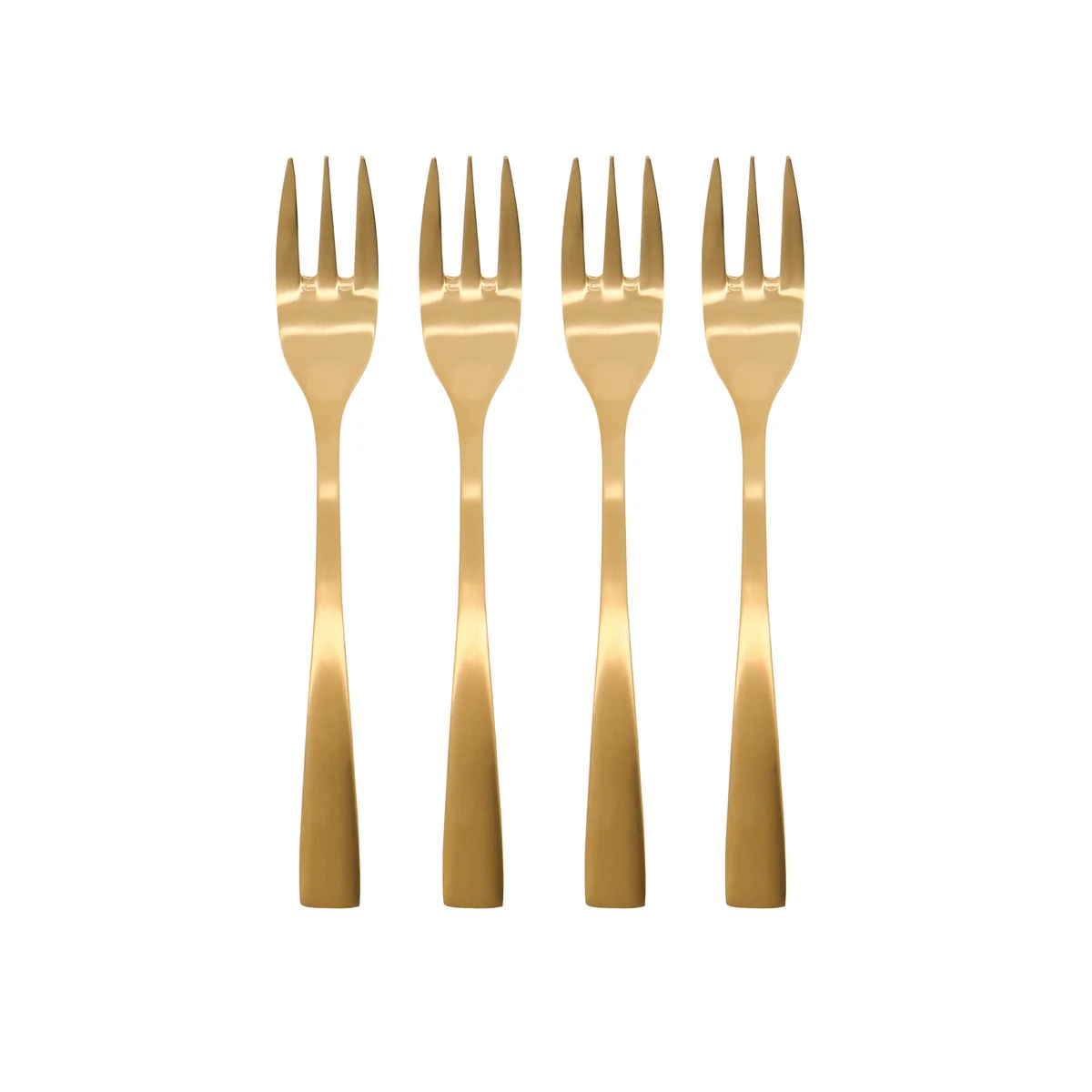 House Doctor - Golden Kuchengabel, gold (4er-Set)
