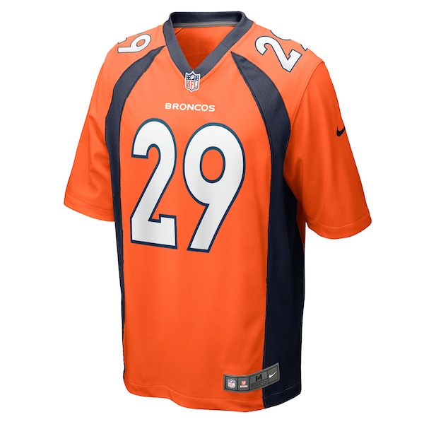 JaQuan McMillian Denver Broncos Nike Team Game Jersey -  Orange