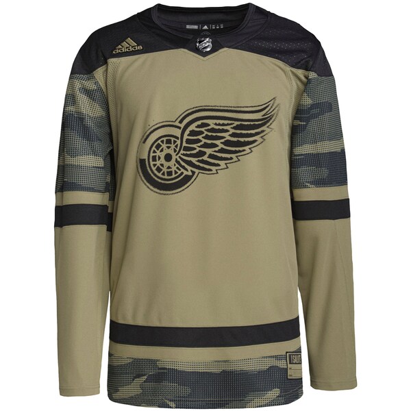 Detroit Red Wings adidas Military Appreciation Team Authentic Practice Jersey - Camo