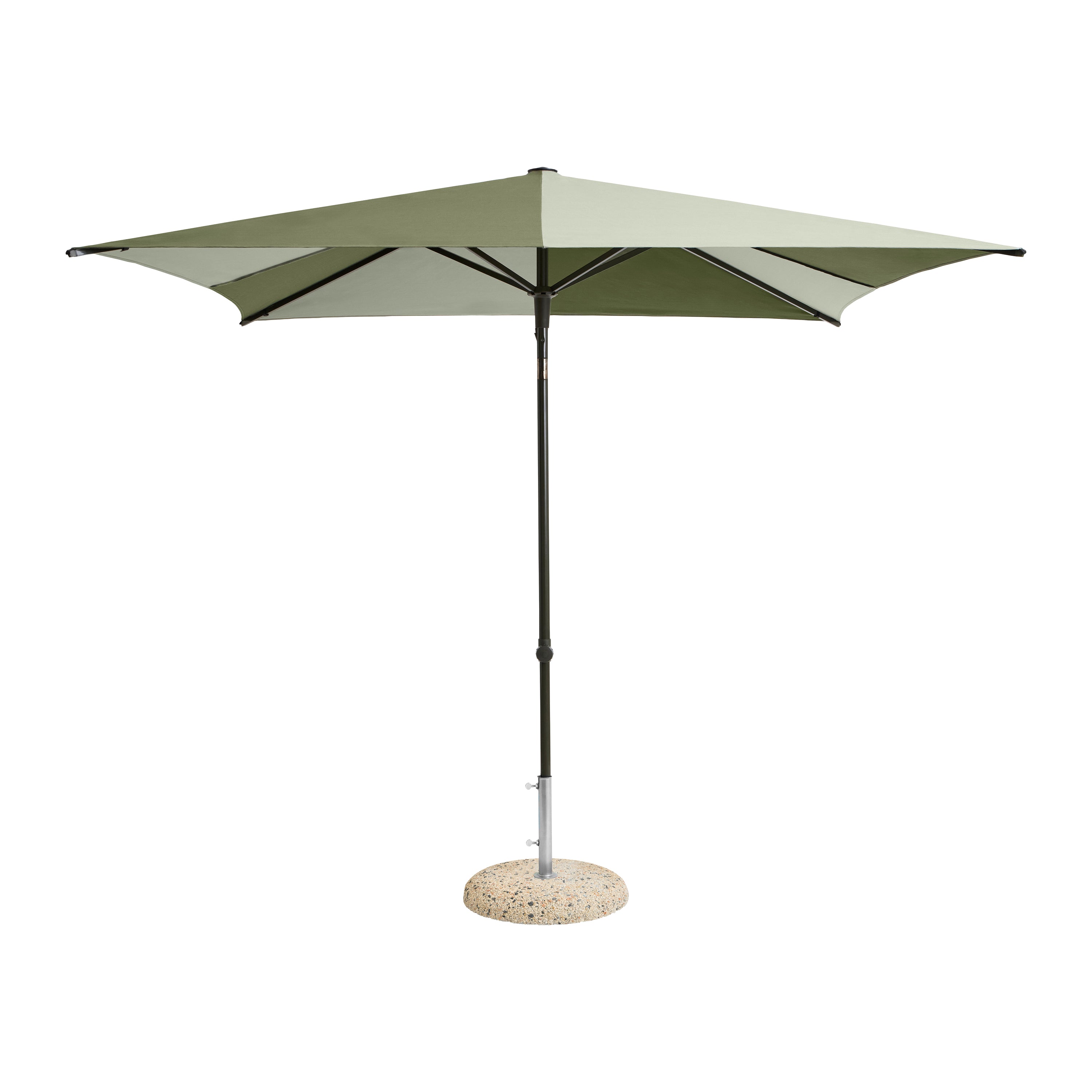 HAY Terrazza Parasol Vierkant - Groen