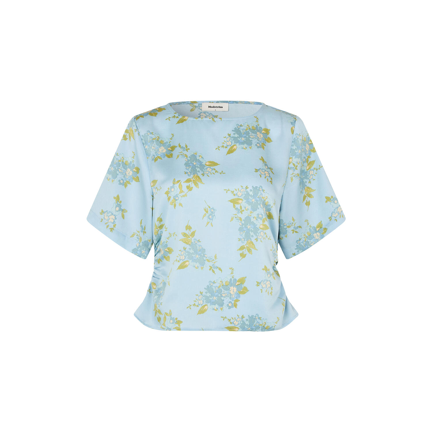 Uttamd print SS top, everbloom