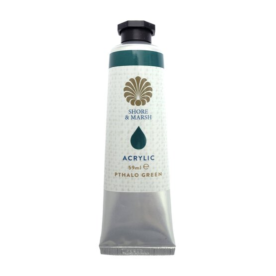 Shore & Marsh Pthalo Green Acrylic Paint 59ml