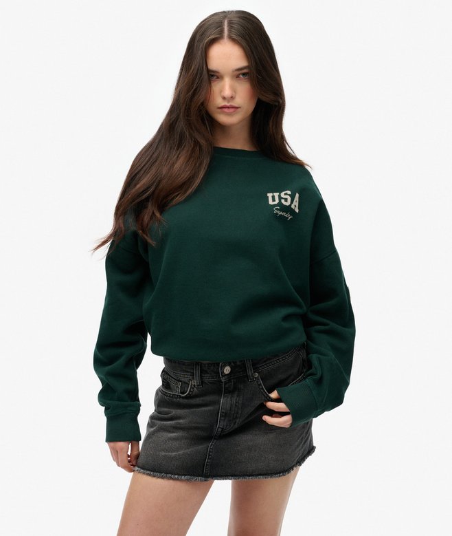 Athletic Essentials Relaxed Crew Sweatshirt