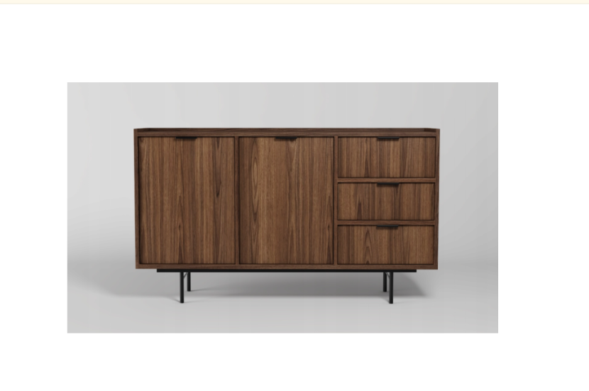 Orzech Warmia komoda 150cm szuflady 2d3sz EDEN KM