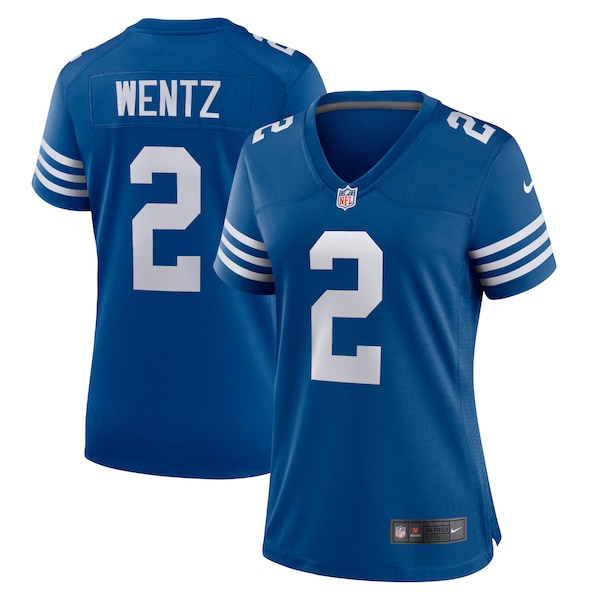 Carson Wentz Indianapolis Colts Nike Women's Alternate Game Jersey - Royal/White