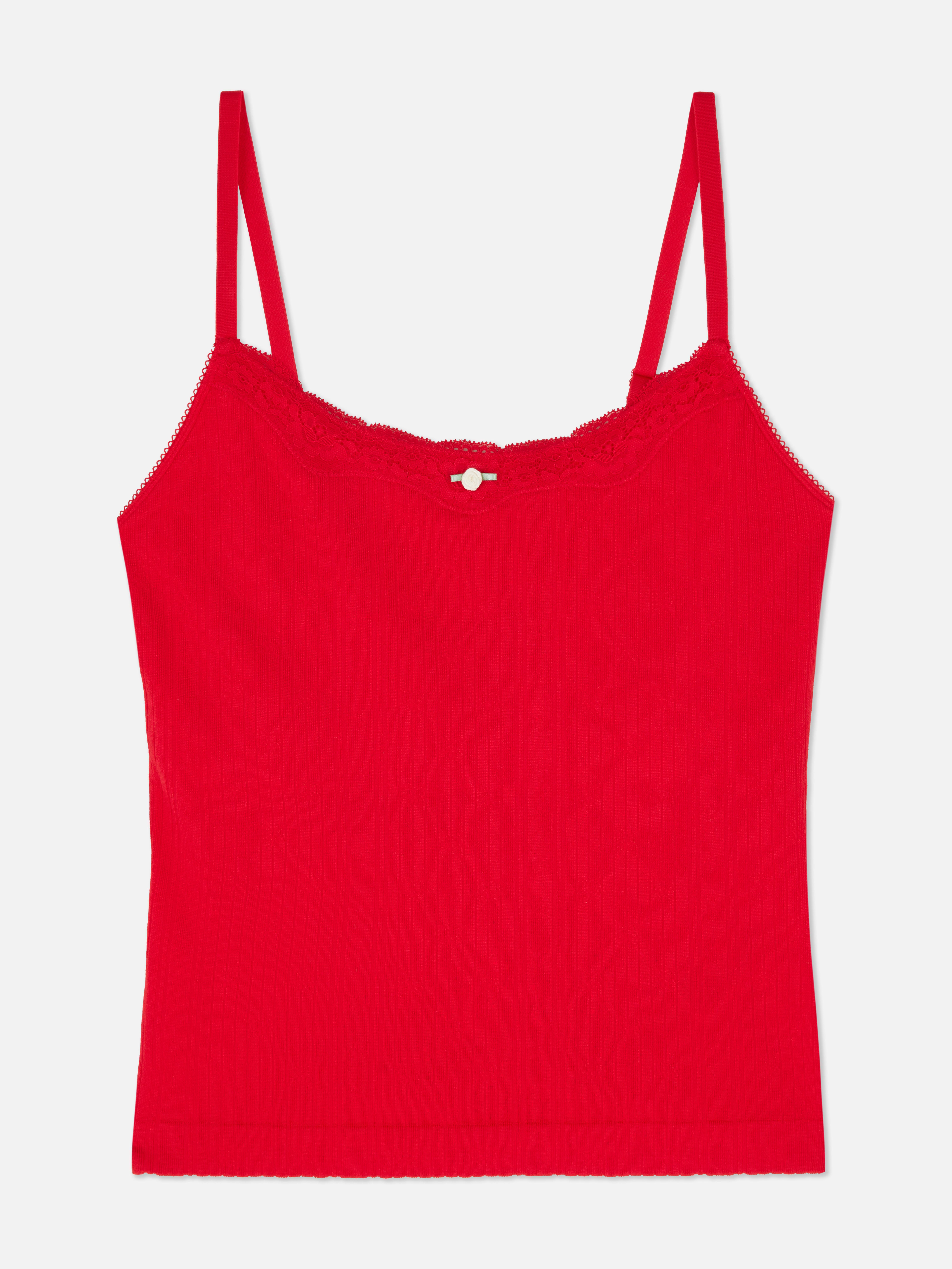 Seamless Pointelle Pajama Cami