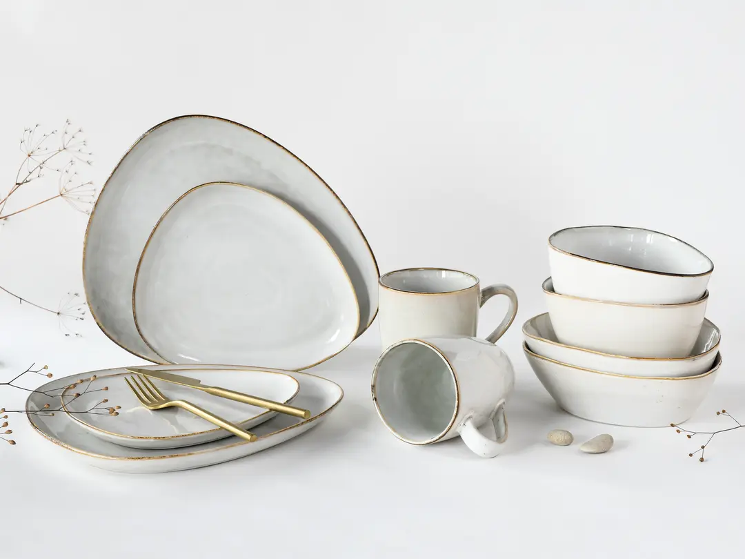 Geschirrset 10-teilig Cloudy
