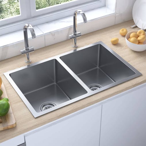 NNEVL Handmade Kitchen Sink Stainless Steel