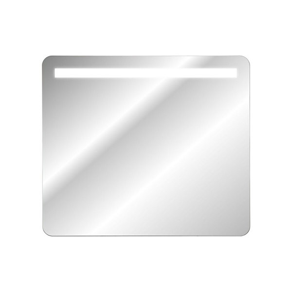 Miroir salle de bain LED rectangulaire 80x70 cm sans cadre design