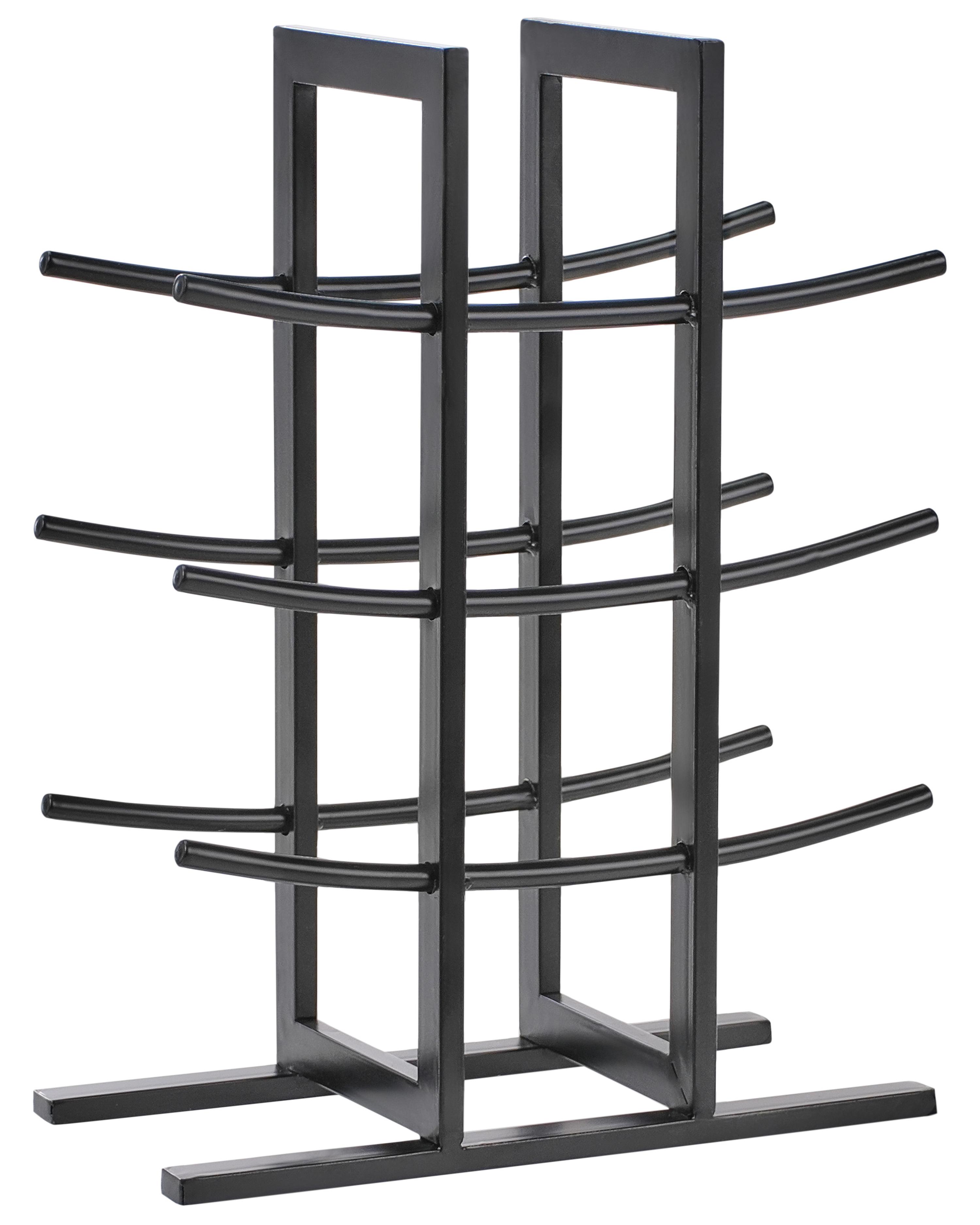 Wine Rack MONAGHAN Metal Black