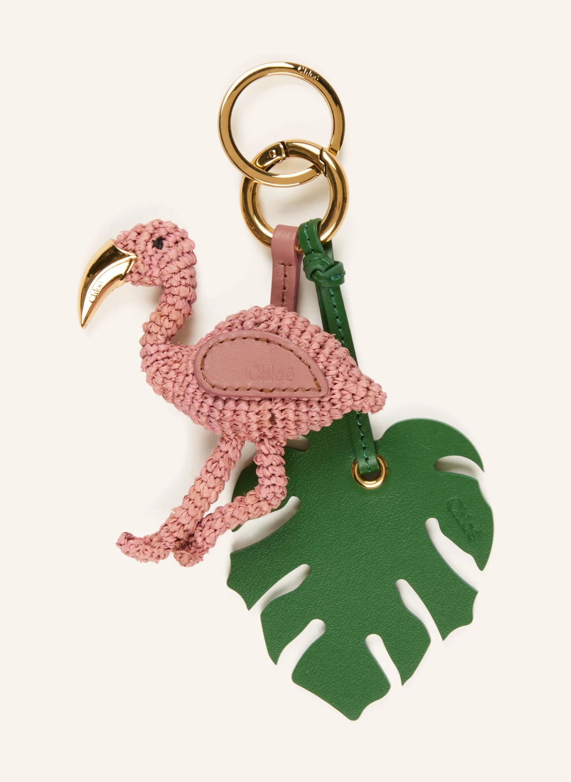 Chloé Taschenanhänger FLAMINGO