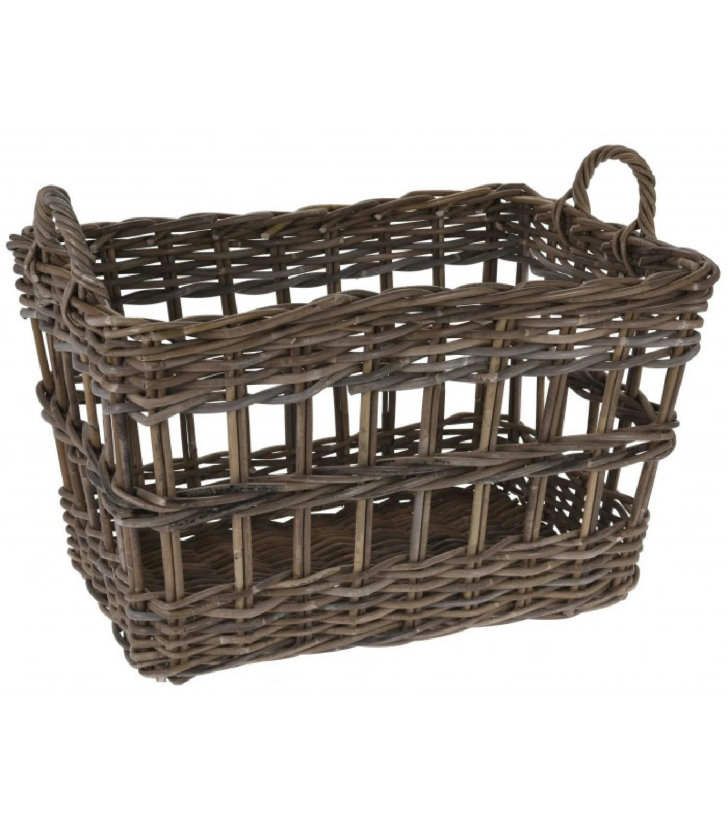 KUBU - Panier à linge à porter buanderie en rotin