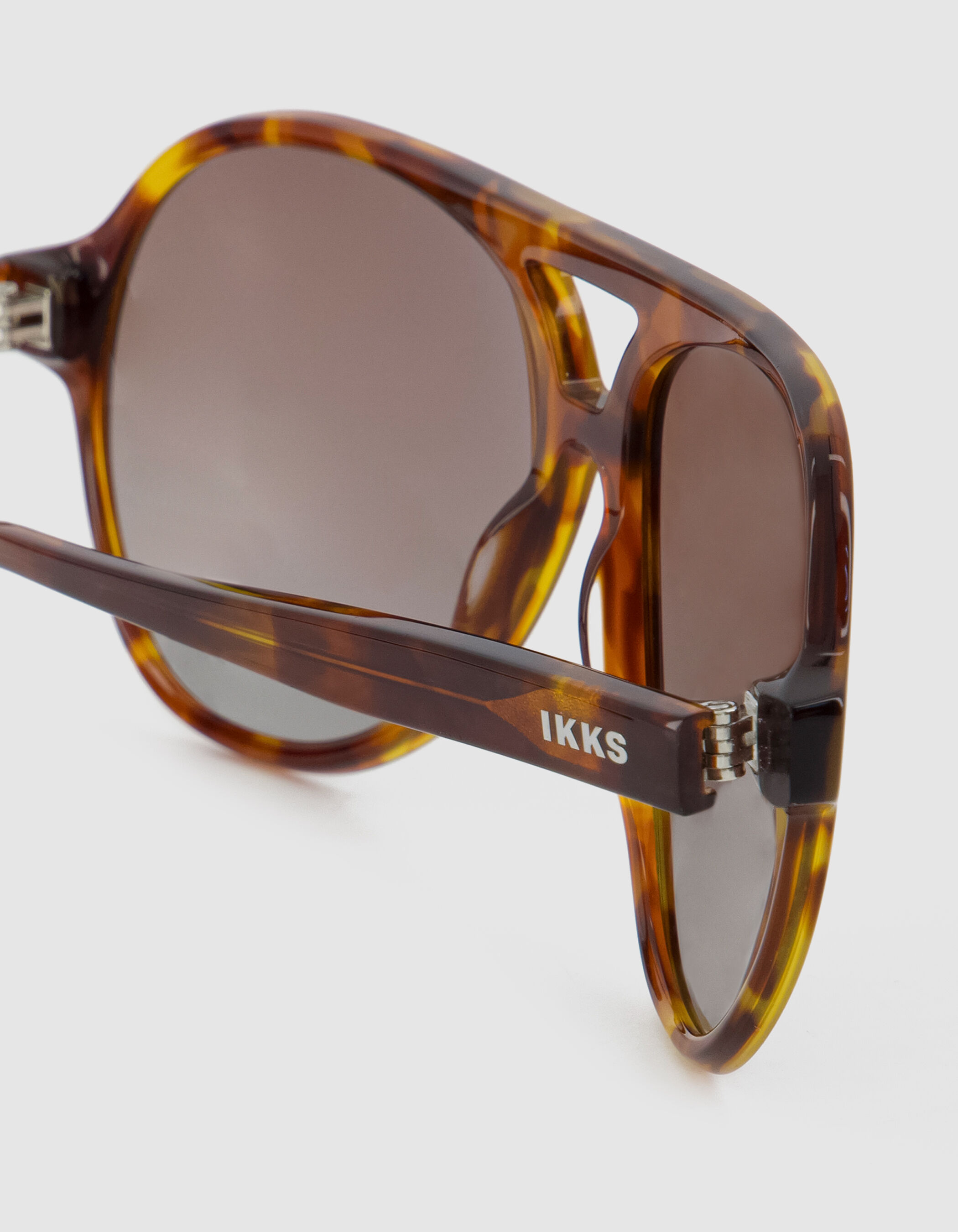 Lunettes solaires Dino aviateur marron Femme