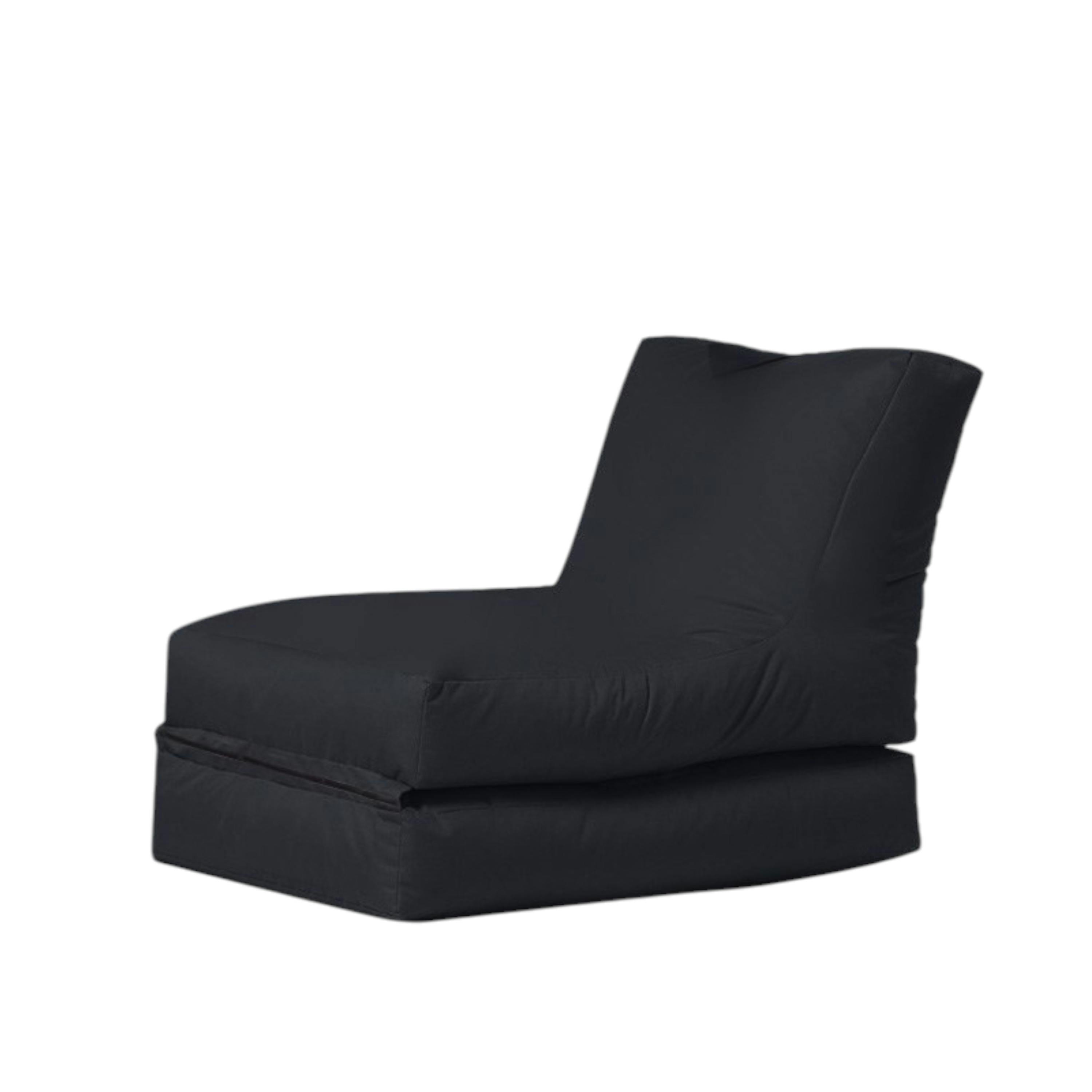 Pouf bain de soleil extérieur noir ARTA