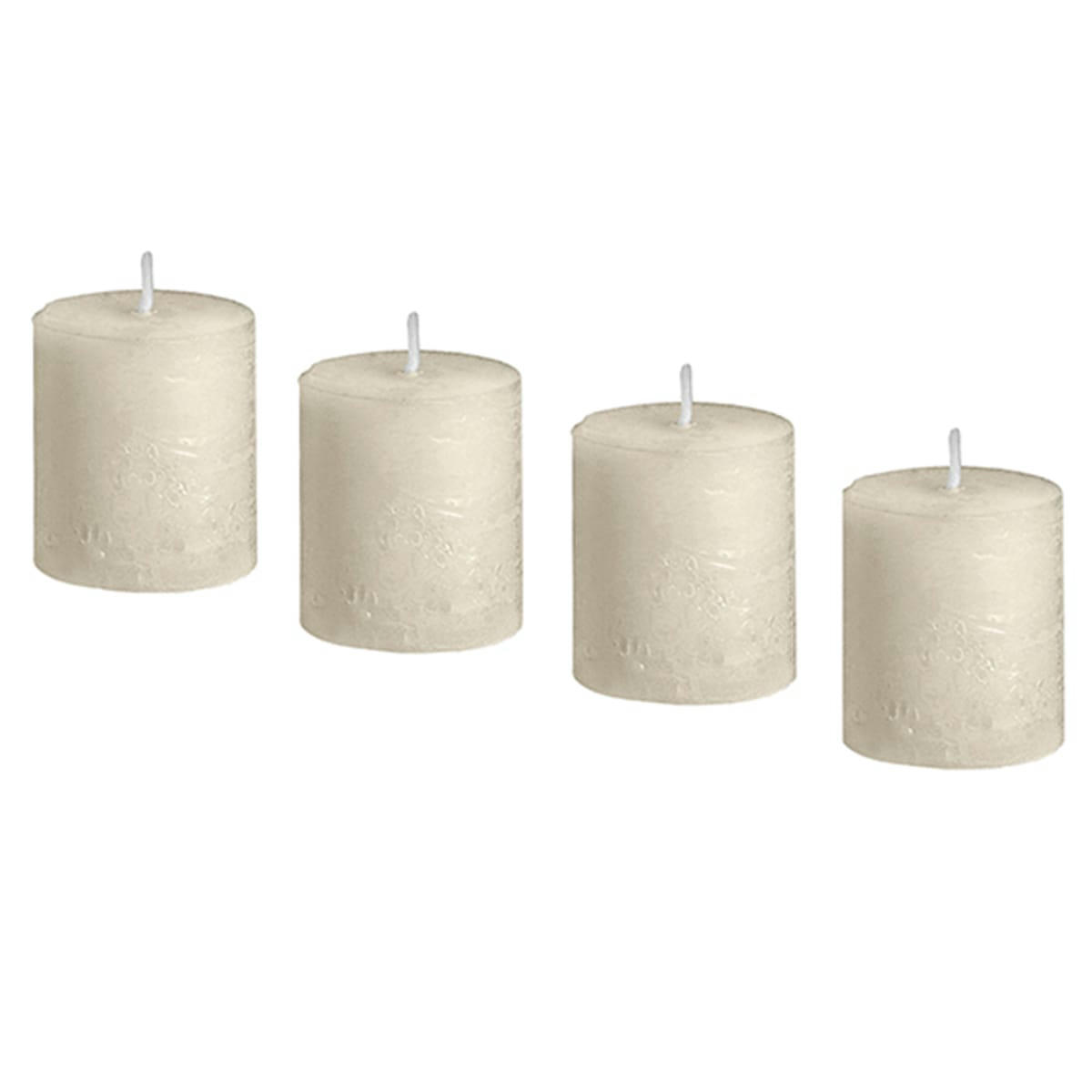 5 - Coffret 4 bougies Antik XS H5cm