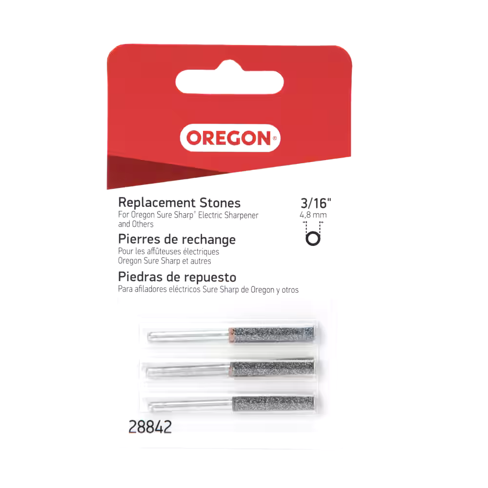 Oregon 28842 Replacement Chainsaw Sharpener Stone, 3/16-in