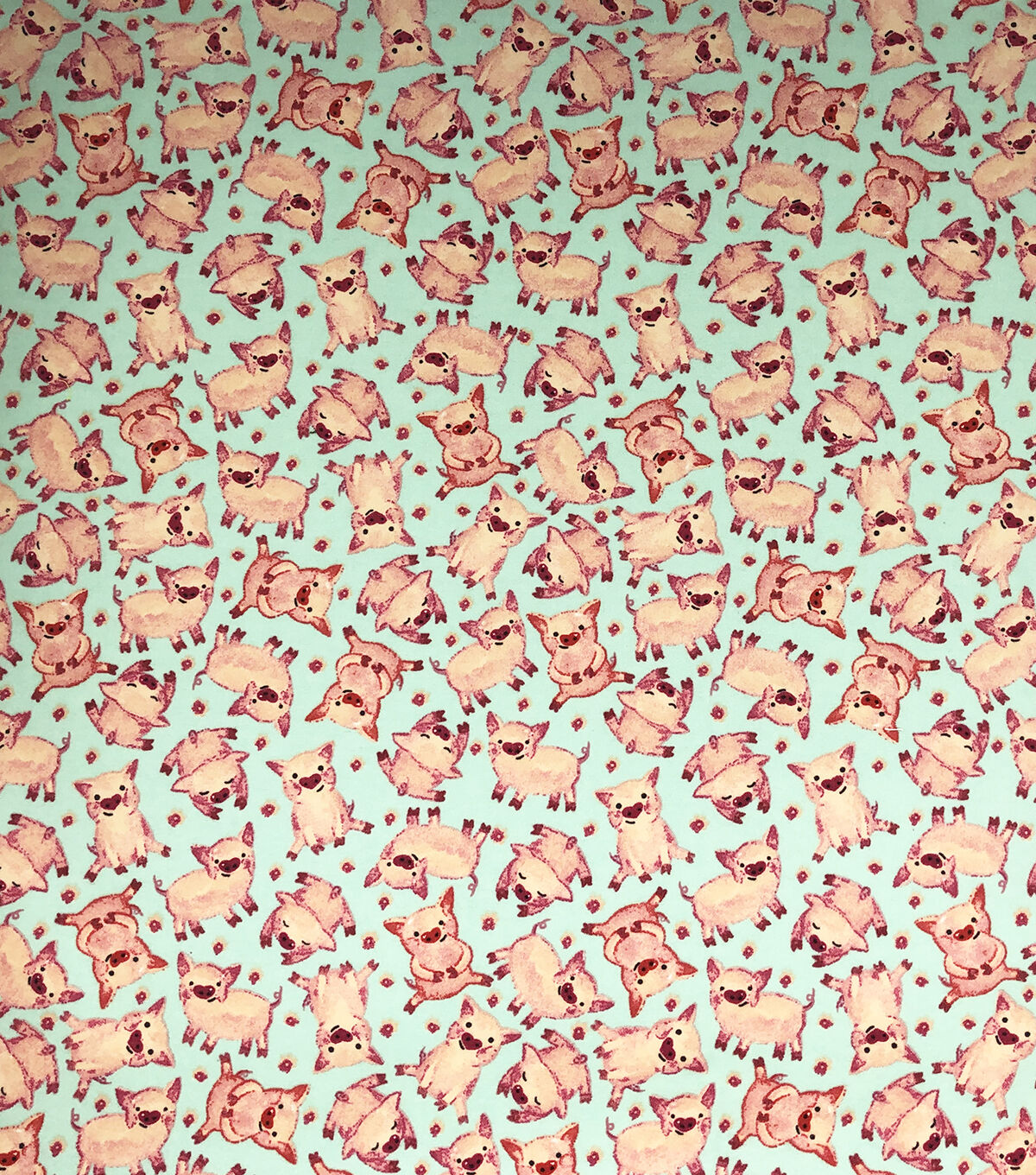 Pigs Super Snuggle Flannel Fabric