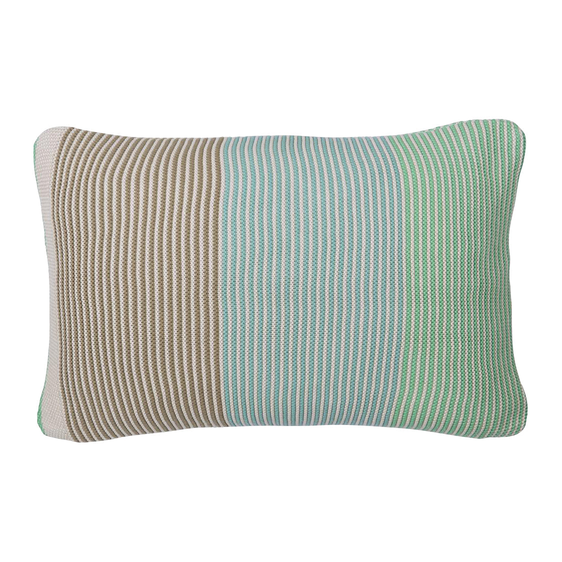 Pip Studio Blockstripe Sierkussen 40 x 60 cm - Lichtgroen