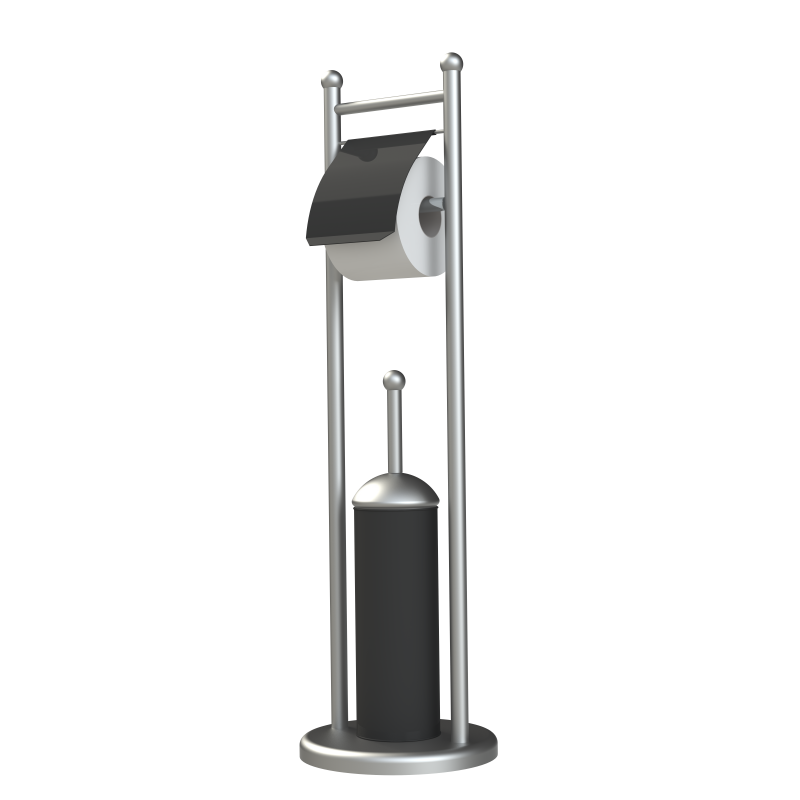 Valet de toilette Rondy noir ALLIBERT