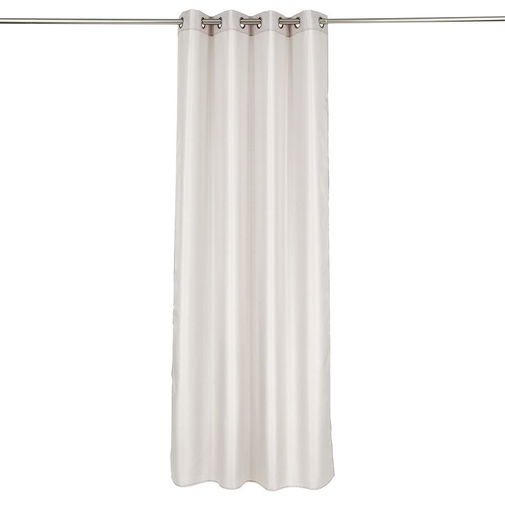 Rideau polyester 140x240cm Oxford taupe
