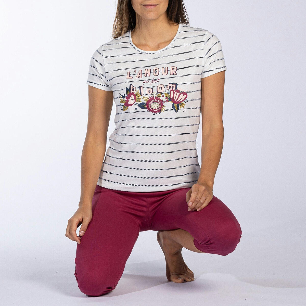 Pyjama corsaire en jersey Boum