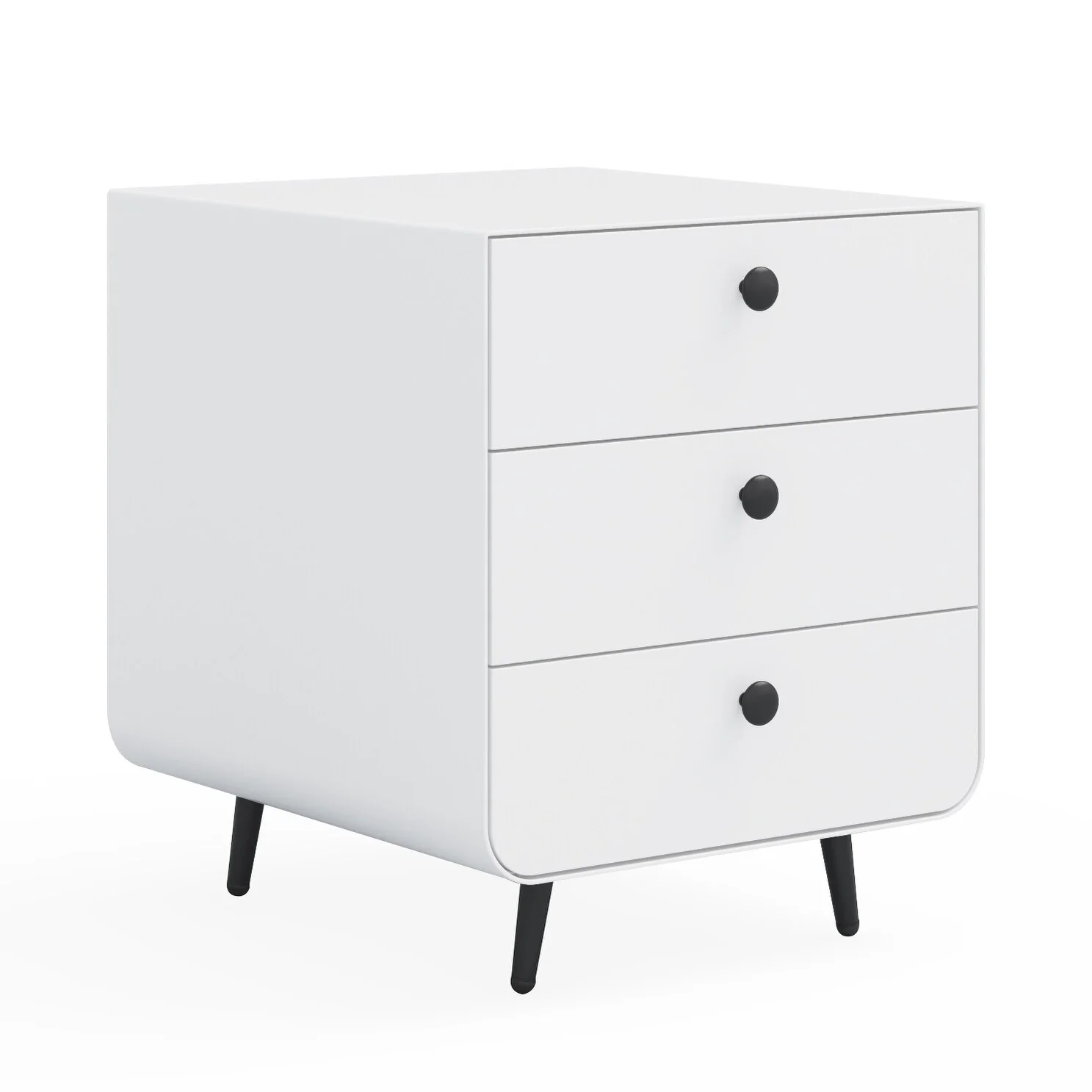 Modern Nightstand Storage Cabinet