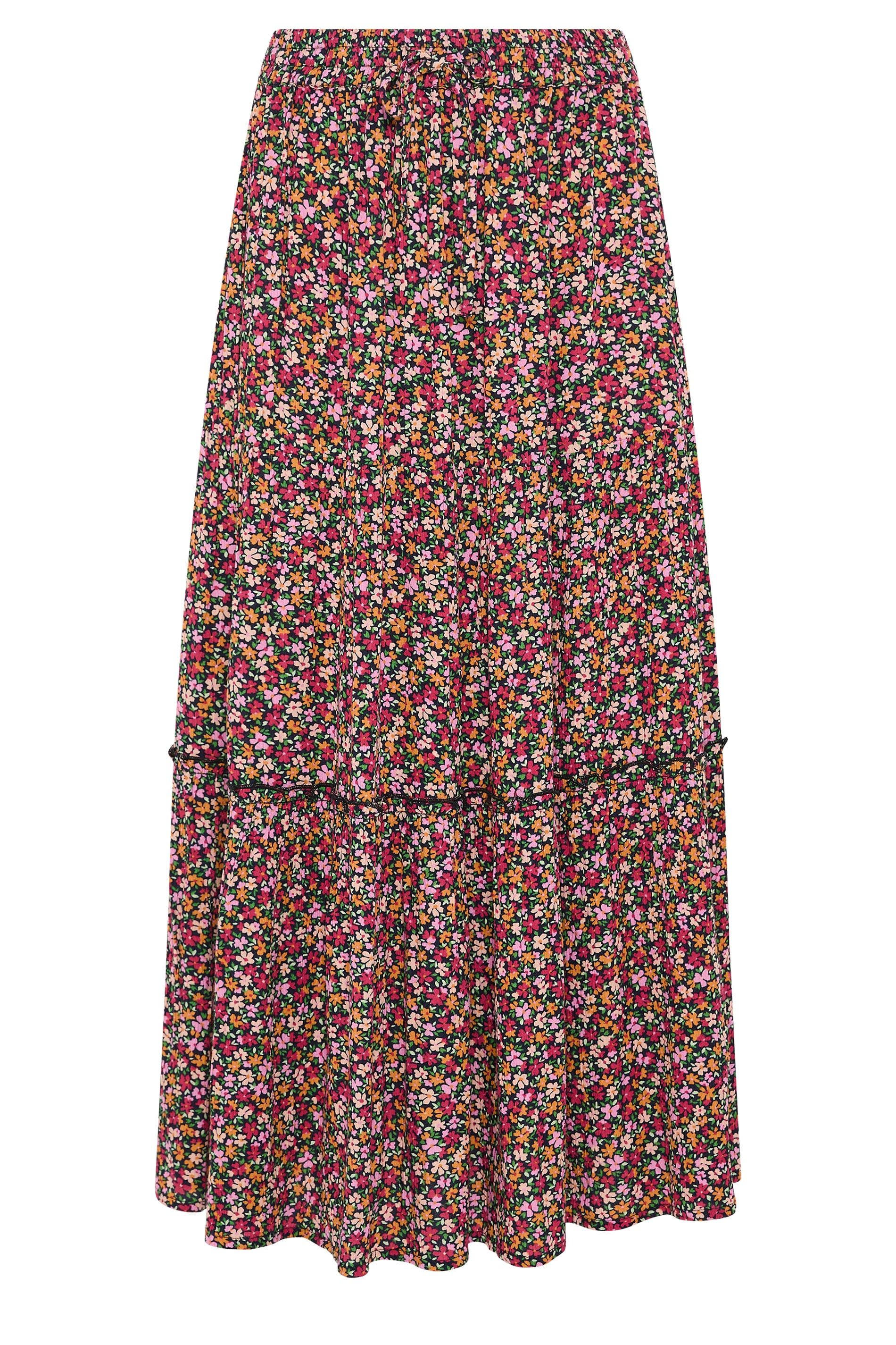 M&Co Petite Ditsy Floral Maxi Skirt