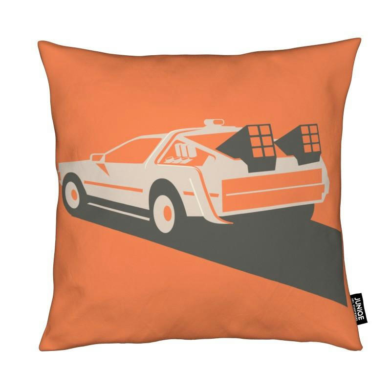 BACK TO THE FUTURE - Coussin en microfibre en  50x50
