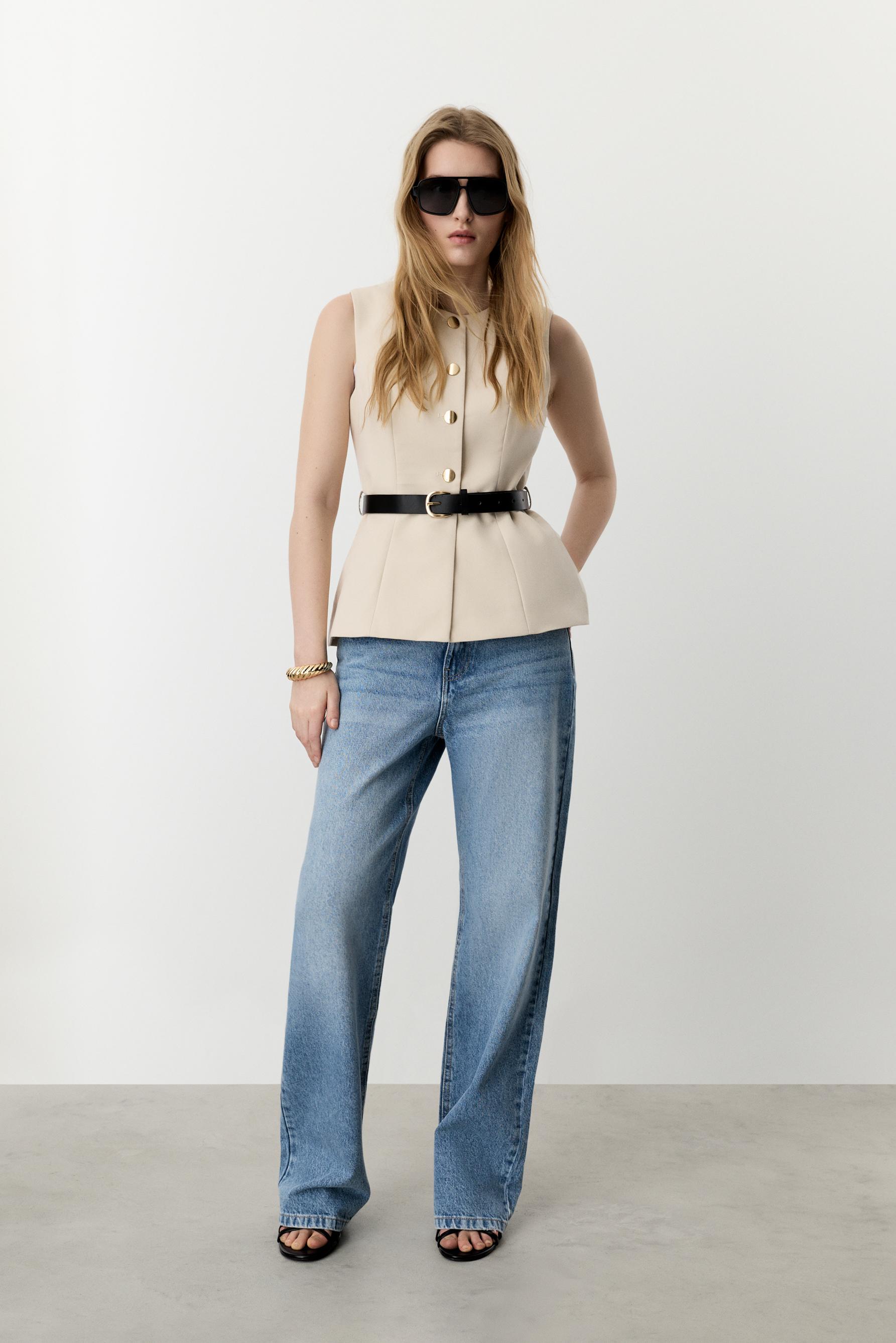 Chaleco peplum