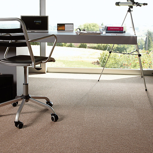 Dalle moquette bouclée - Grège - Paquet de 5 m²