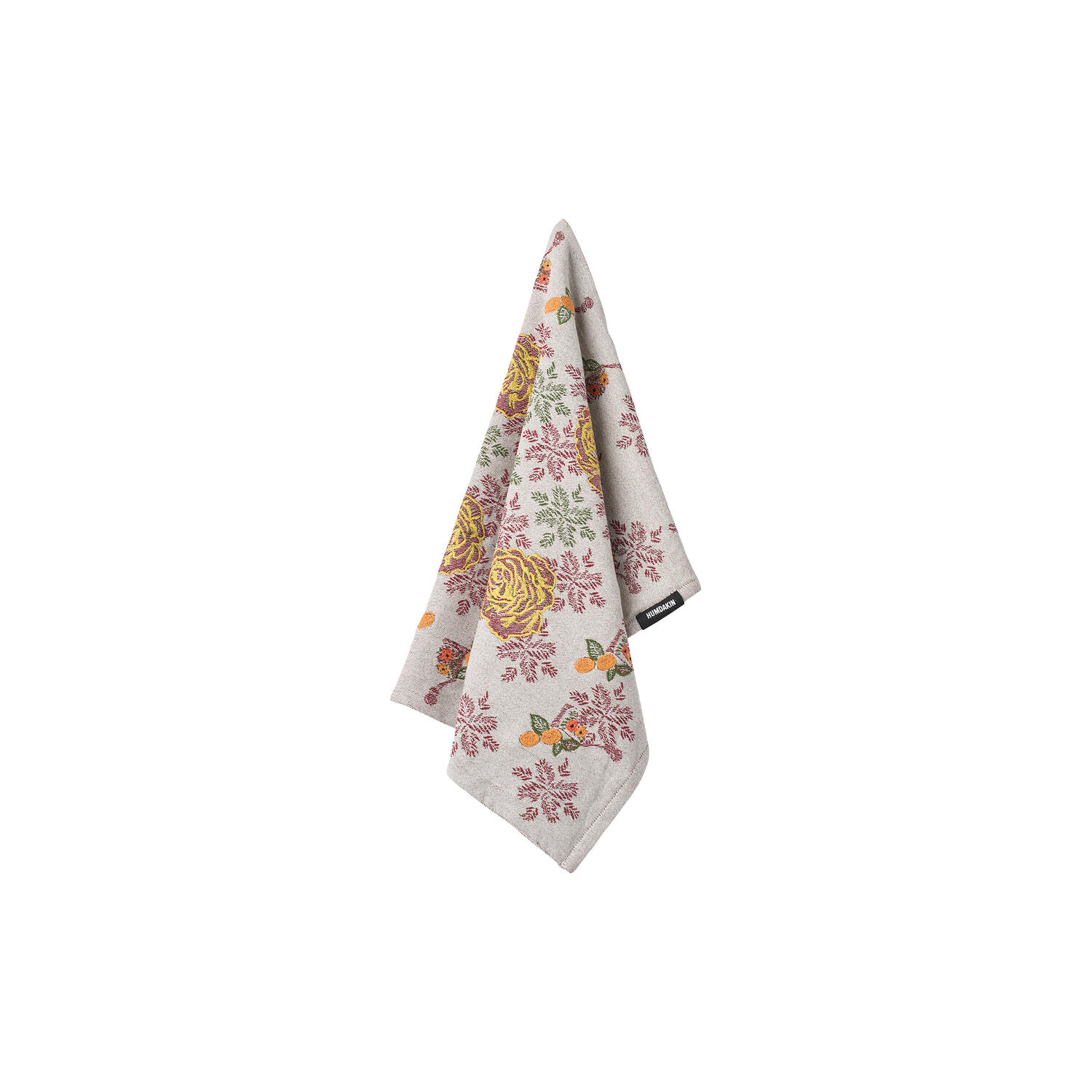 Jacquard & Broderet økologisk viskestykke