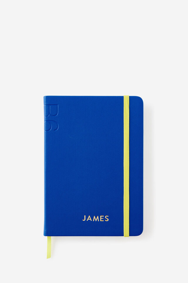 Personalised B6 Hard Cover Lined Notebook