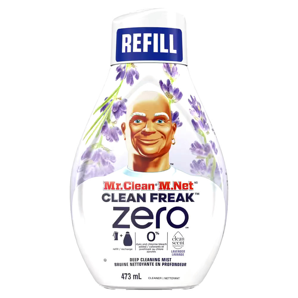 Mr. Clean Clean Freak Zero Deep Cleaning Mist, Lavender Scent Refill, 1 count, 473mL