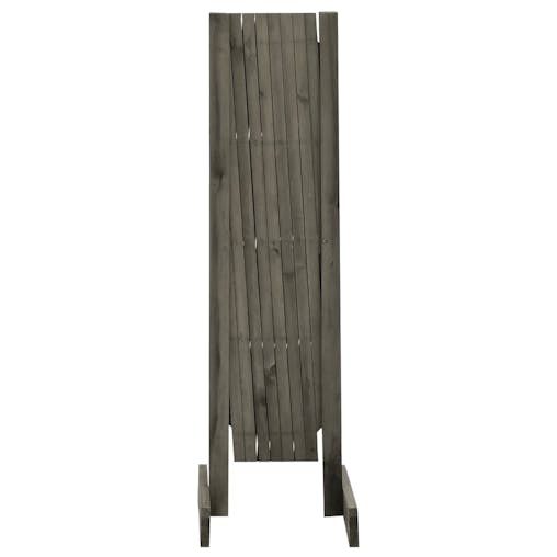 NNEVL Garden Trellis Fence Grey 150x80 cm Solid Firwood