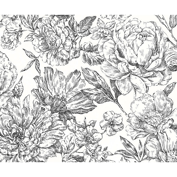 Papier peint panoramique Flowerbed 300 x 250 cm Komar