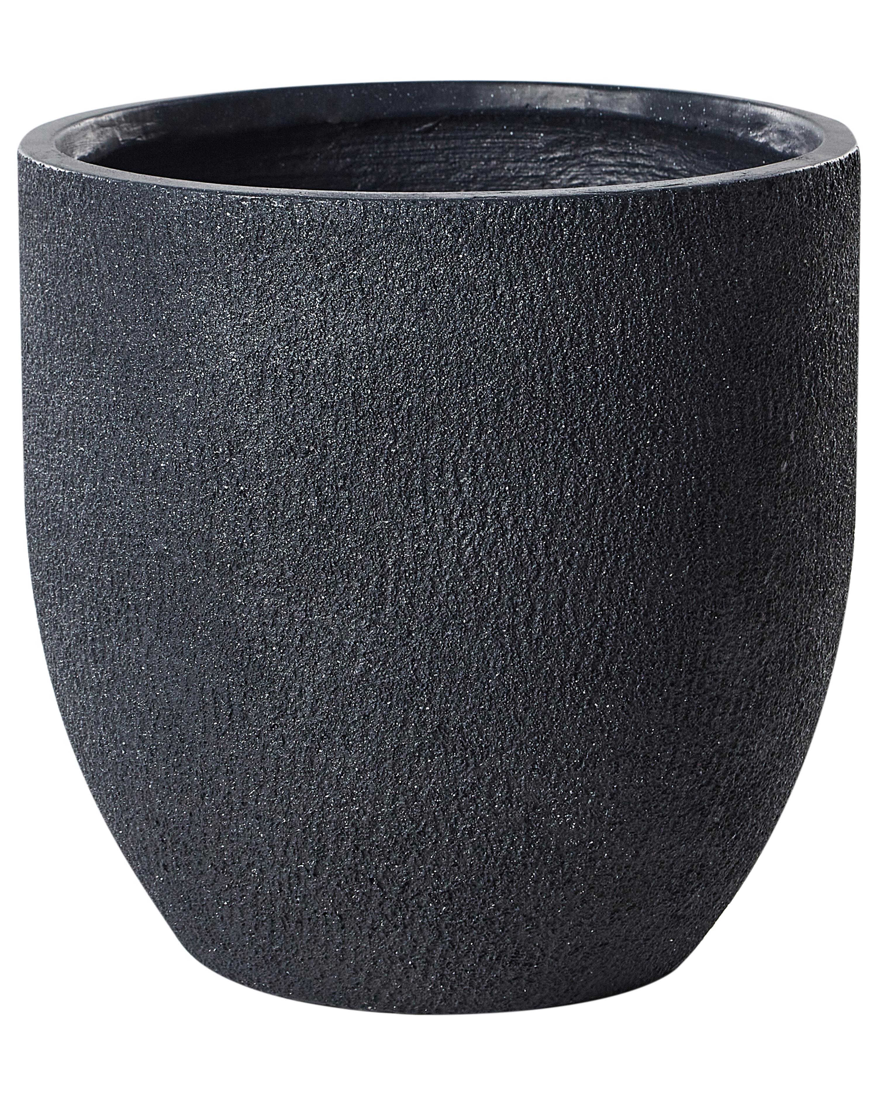 Plant Pot KANNIA 36 cm Graphite Grey