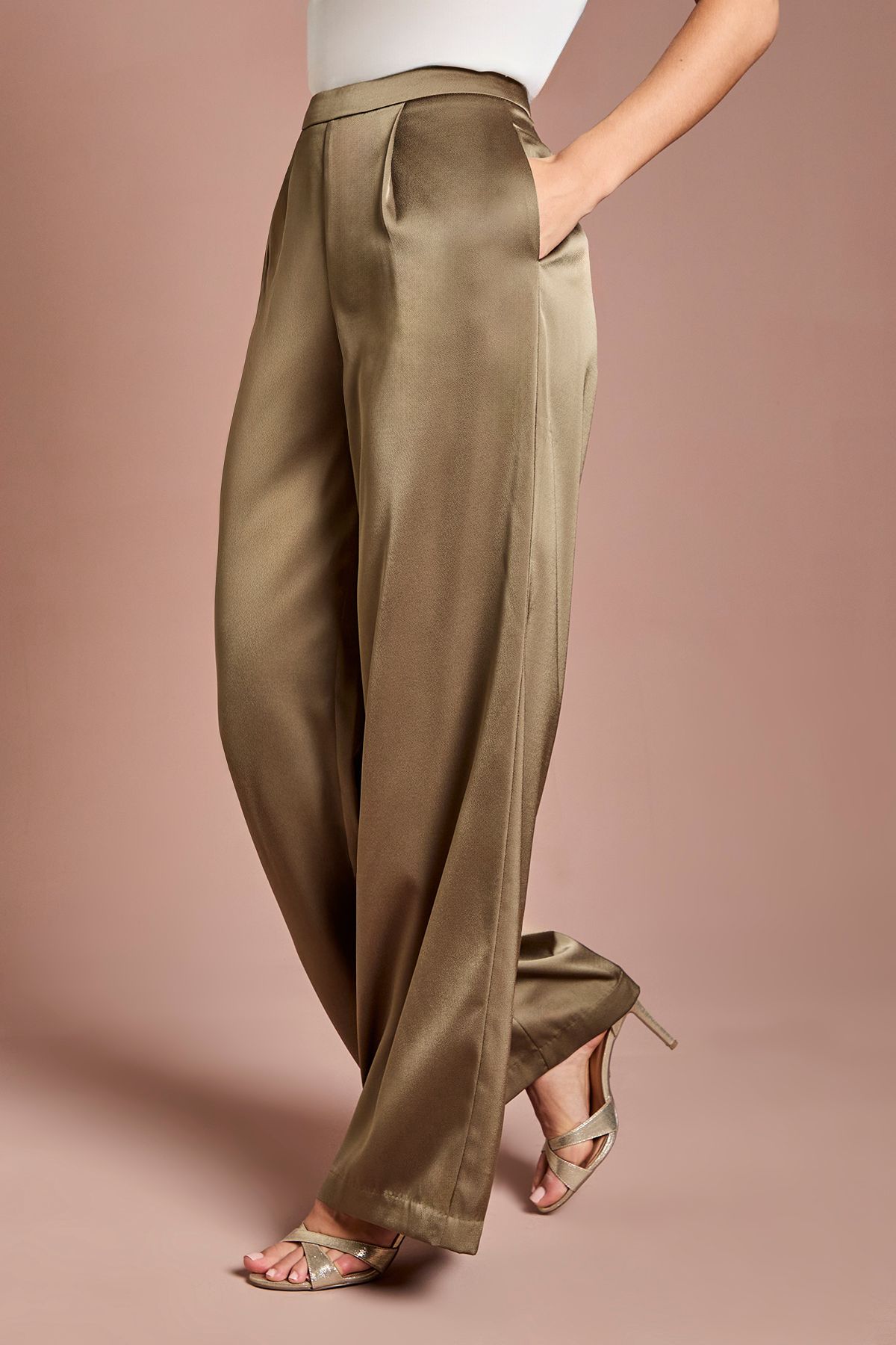 Coast Satin Flare Trouser