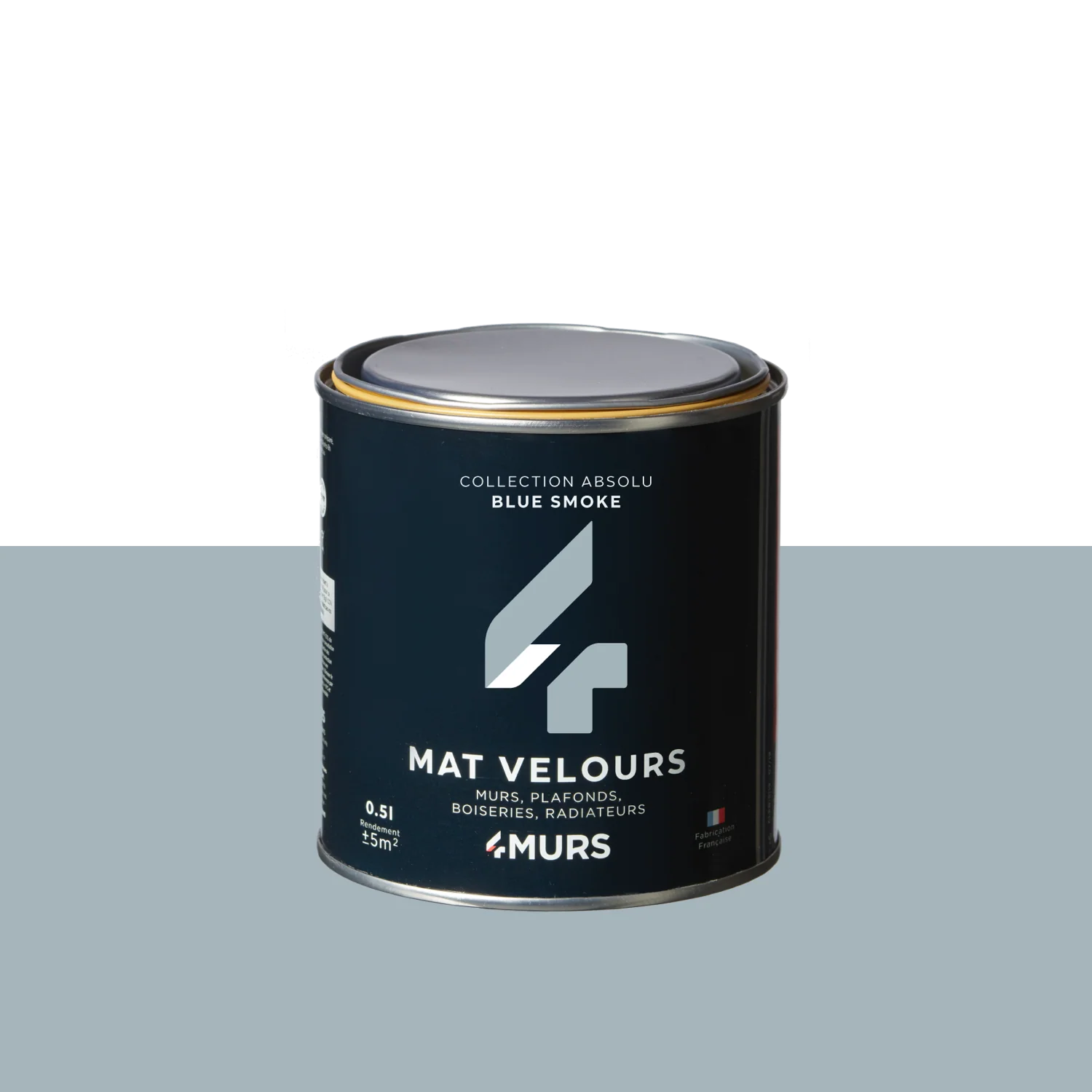 Absolu Peinture Peinture blue smoke Mat 0,5 L