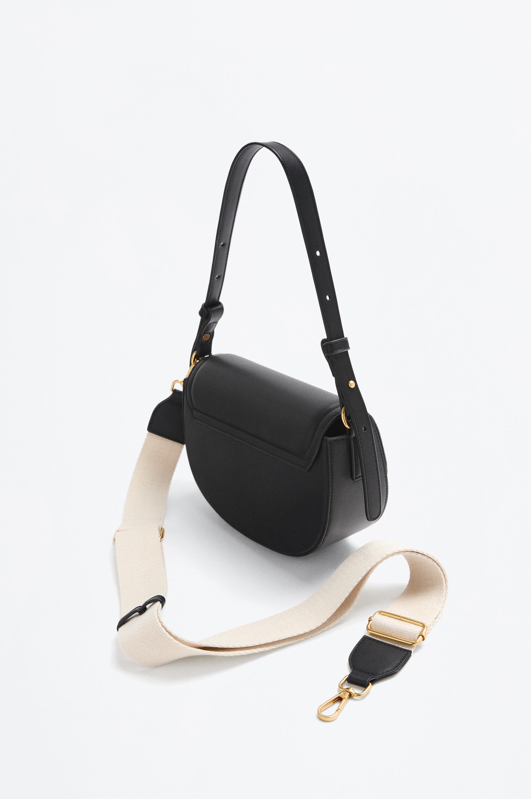 Bolso bandolera solapa doble asa