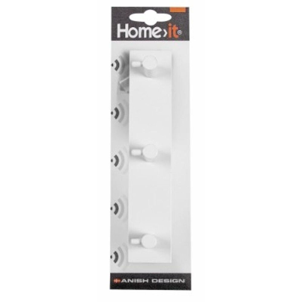 3 KNAGGER HOME IT RUND HVIT