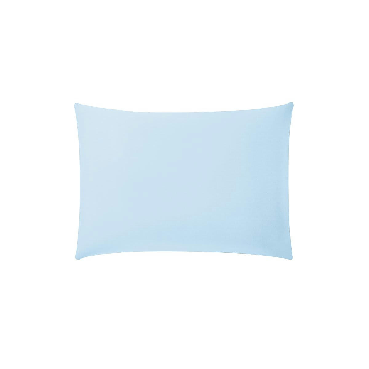 VEXIN - Taie d'oreiller sans volant coton azur 40x60 cm