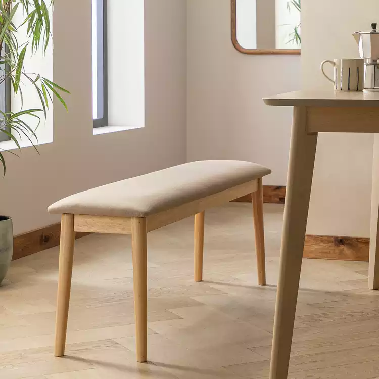 Habitat Skandi Wooden Dining Bench - Oak